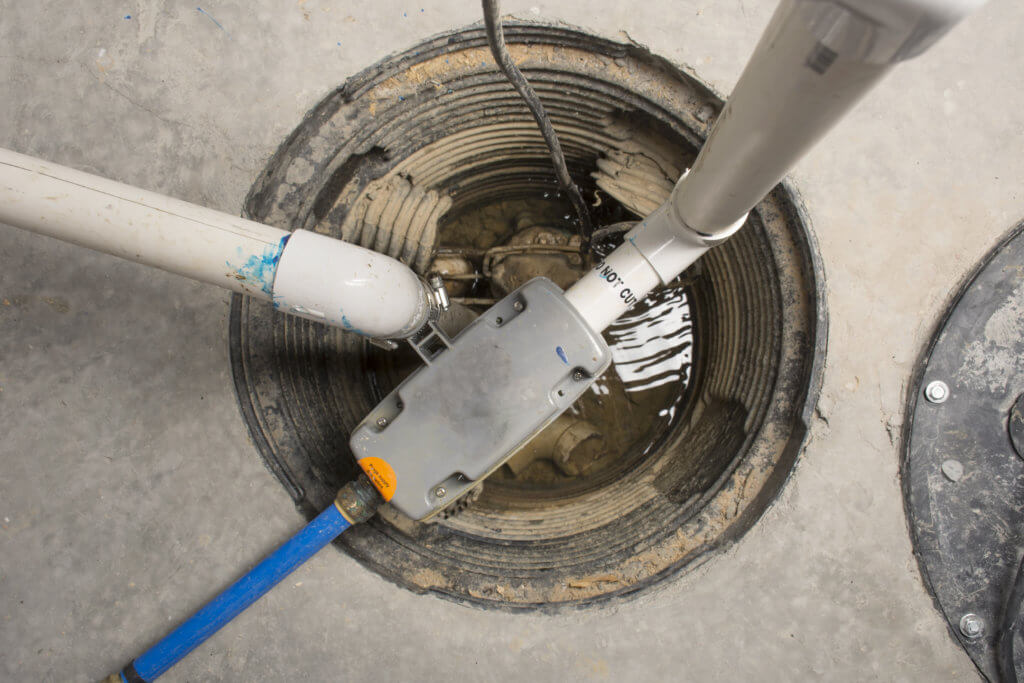 plumber installed sump pump Stewart Plumbing